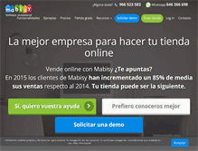 Tablet Screenshot of mabisy.com